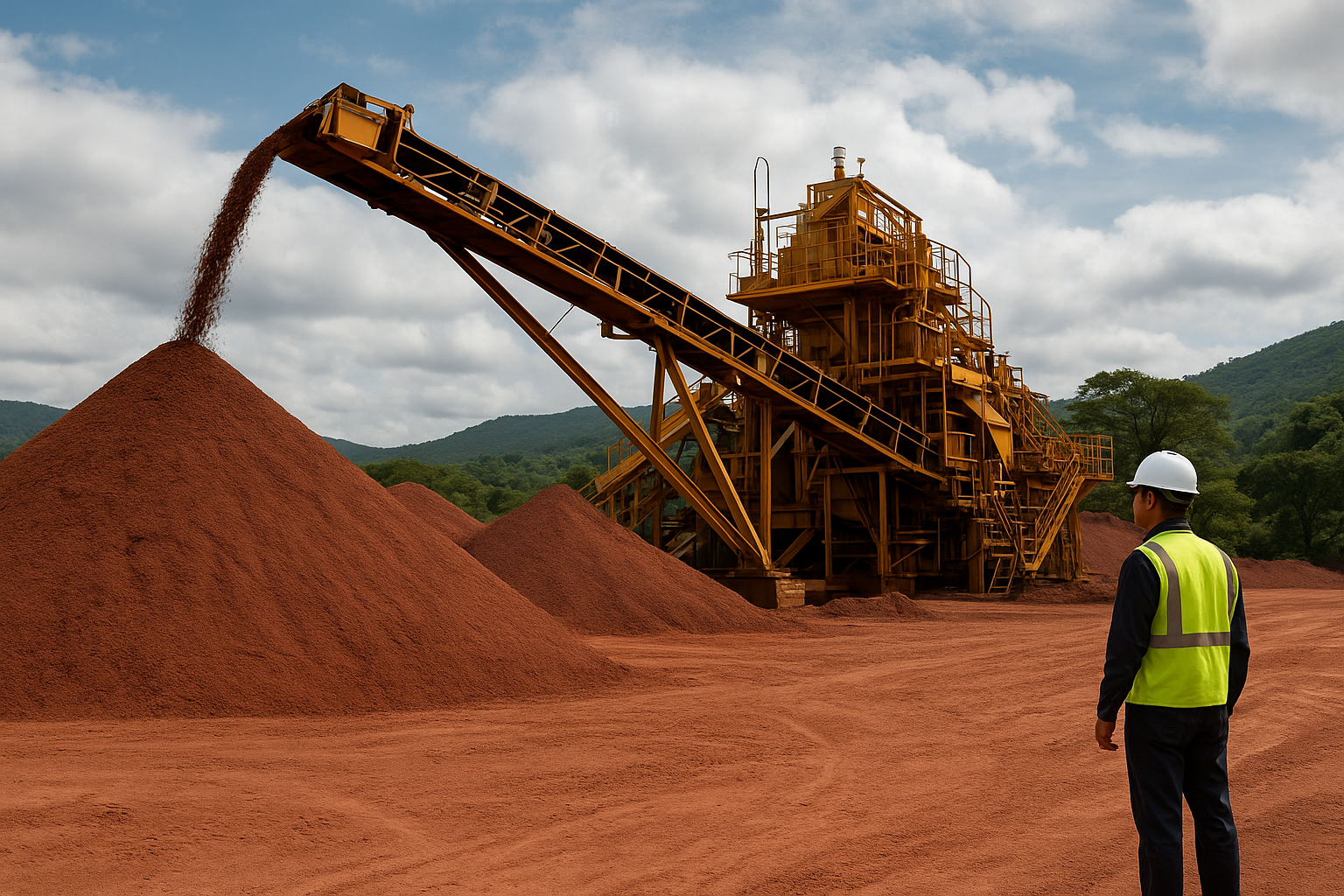 Beneficiamento do minério