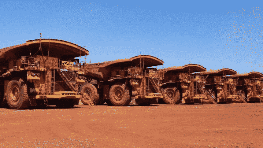 Mineradora – caminhões – Komatsu