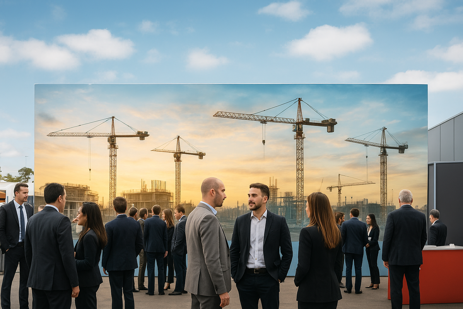 Estande da Sobratema na M&T Expo recebe profissionais do setor