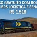 Curso gratuito da MRS Logística é oferecido em parceria com o SENAI e dá bolsa de R$ 1.518.